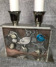 Load image into Gallery viewer, "Under the Sea" Sabbath Candles