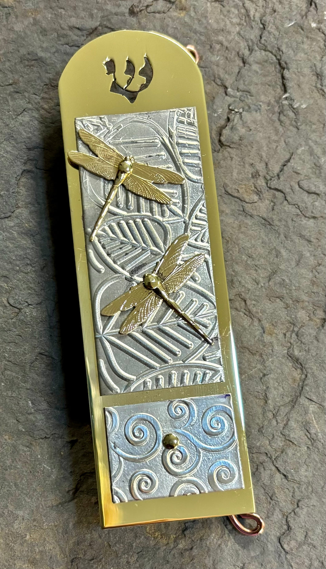 Dragonfly Mezuzah