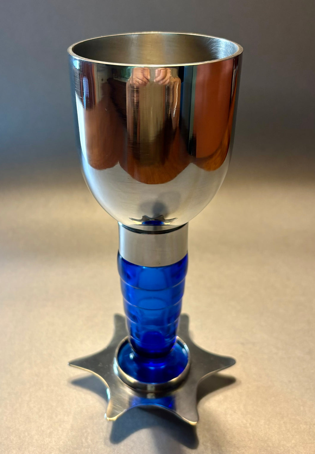 Cerulean Kiddush Cup